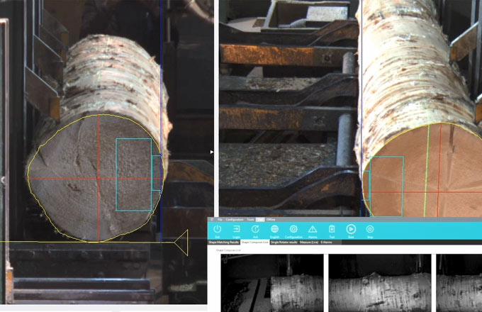 Extrait de capture d’écran du scanner à bois stéréoscopique 3D «Logeye Stereo» de Microtec (crédit: Microtec)