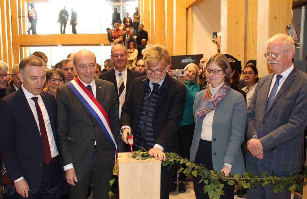 Inauguration du siège social de l’ONF par Marc Fesneau (crédit photo: CC/Forestopic)